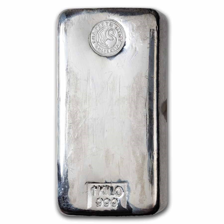 1 kilo Silver Bar - Perth Mint