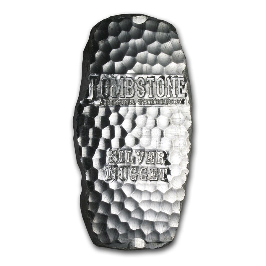 Buy 1 kilo Silver Bar - Tombstone Silver Nugget | APMEX