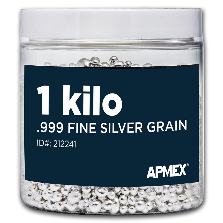 Buy 1 kilo Silver Grain Shot .999 Fine APMEX