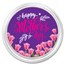 1 oz Ag Colorized Round - APMEX (Happy Mother's Day, Pink Tulips)