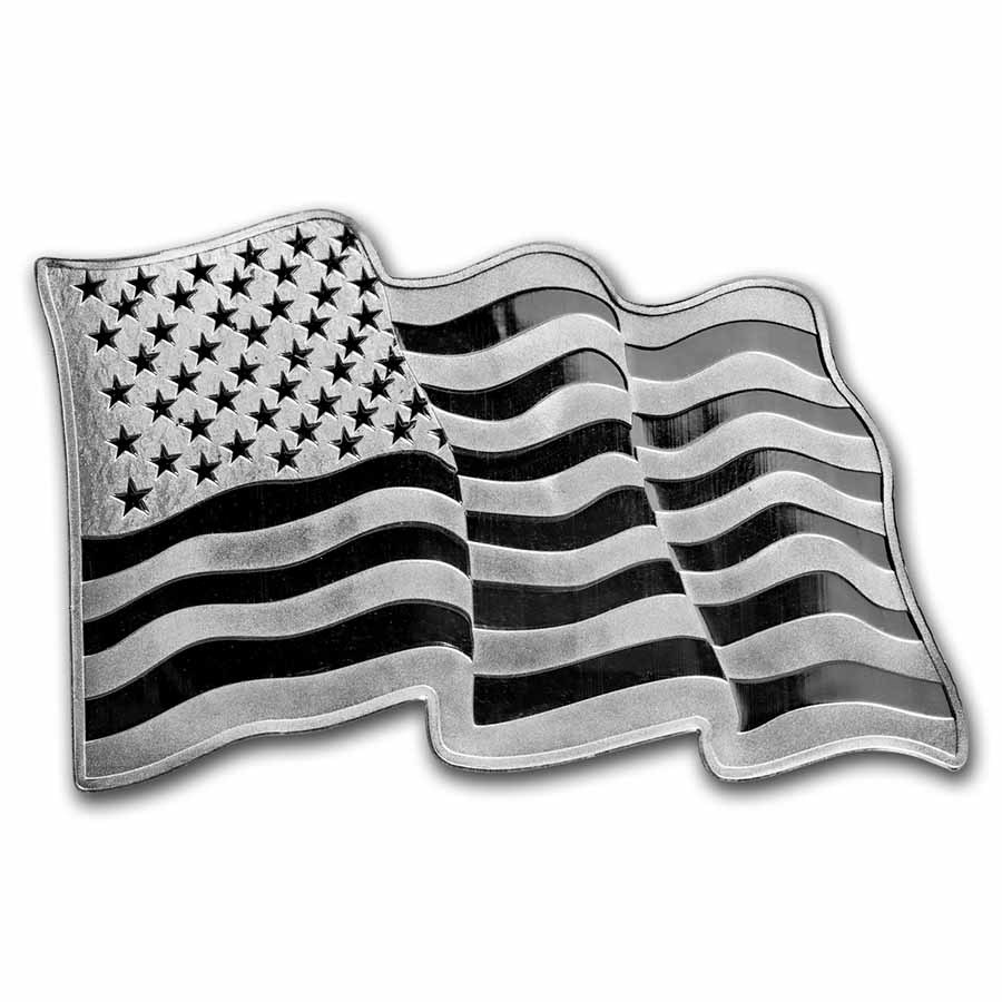 1 oz American Silver Flag - Sunshine Mint (Mint Mark SI)