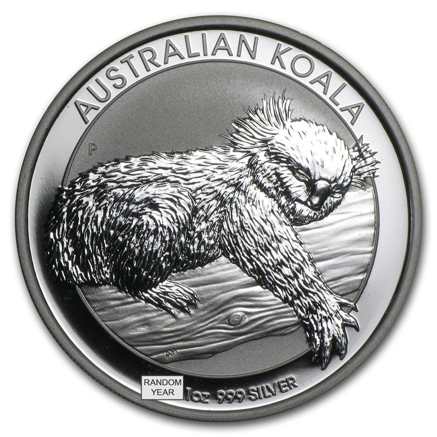 Buy 1 oz Australian Silver Koala BU (Random Year) APMEX