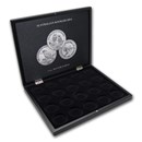 1 oz Australian Silver Kookaburra 20-Piece Black Presentation Box