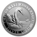 1 oz Australian Silver Swan BU (Random Year)