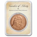 1 oz Copper in TEP - Founders of Liberty: Franklin | Free Speech