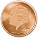 1 oz Copper Round - 45th U.S. President - Donald J. Trump