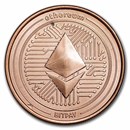 1 oz Copper Round - Ethereum