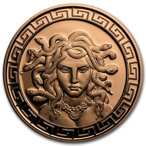 Buy 1 oz Copper Round - Medusa (Anonymous Mint) | APMEX