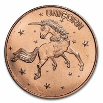  Unicorn Design 1 oz Pure .999 Copper Round Bullion Coin in  Capsule - COA by Heavenly Metals : Collectibles & Fine Art