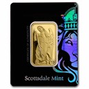 1 oz Gold Bar - Archangel Michael (in Assay)