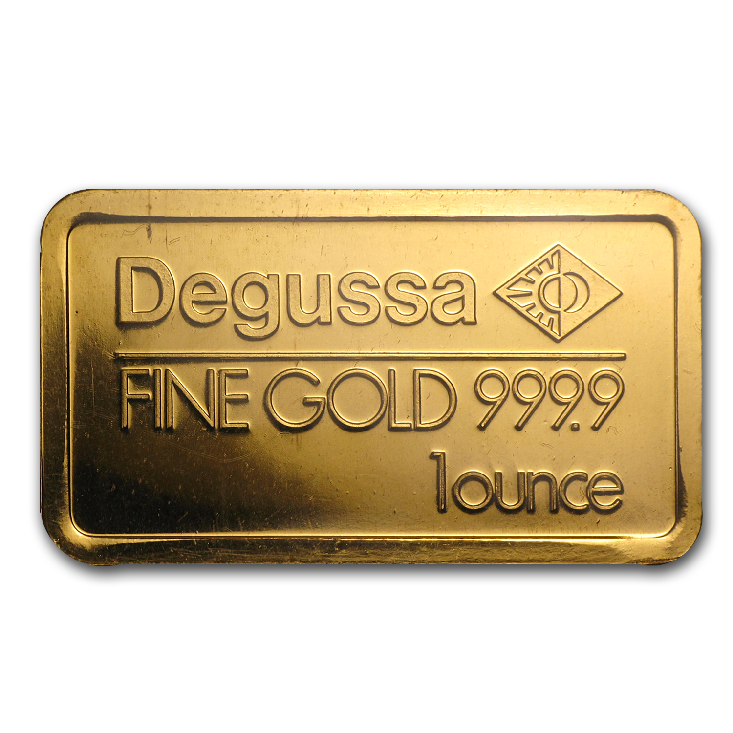 Buy 1 Oz Gold Bar - Degussa (Pressed) | APMEX