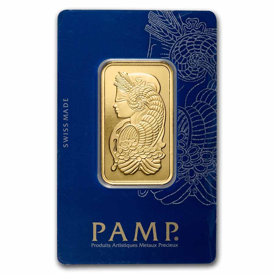 Buy 1 oz Gold Bar PAMP Suisse Lady Fortuna VERISCAN | APMEX