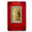 1 oz Gold Bar - PAMP Suisse Year of the Ox (In Assay)