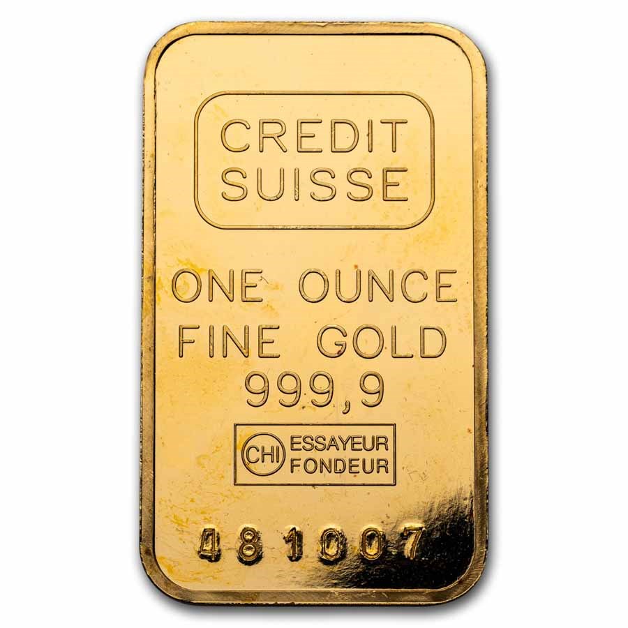 1 oz Gold Bar - Secondary Market