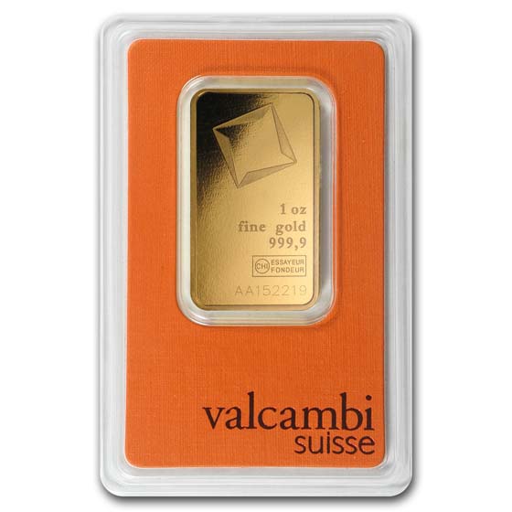 Buy 1 oz Gold Bar - Valcambi (In Assay) | APMEX