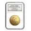 1 oz Gold Round - $100 Gold Union George T. Morgan Gem Unc NGC