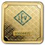 1 oz Gold Square - Geiger Edelmetalle (Encapsulated w/Assay)