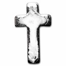 1 oz Hand Poured Silver Cross