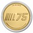 1 oz NASCAR 75th Gold Proof Round