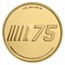 1 oz NASCAR 75th Gold Proof Round