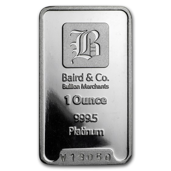 Buy 1 oz Platinum Bar - Baird & Co. | APMEX