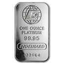 1 oz Platinum Bar - Engelhard