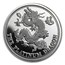 1 oz Platinum Round - Johnson Matthey Dragon (.9995 Fine)