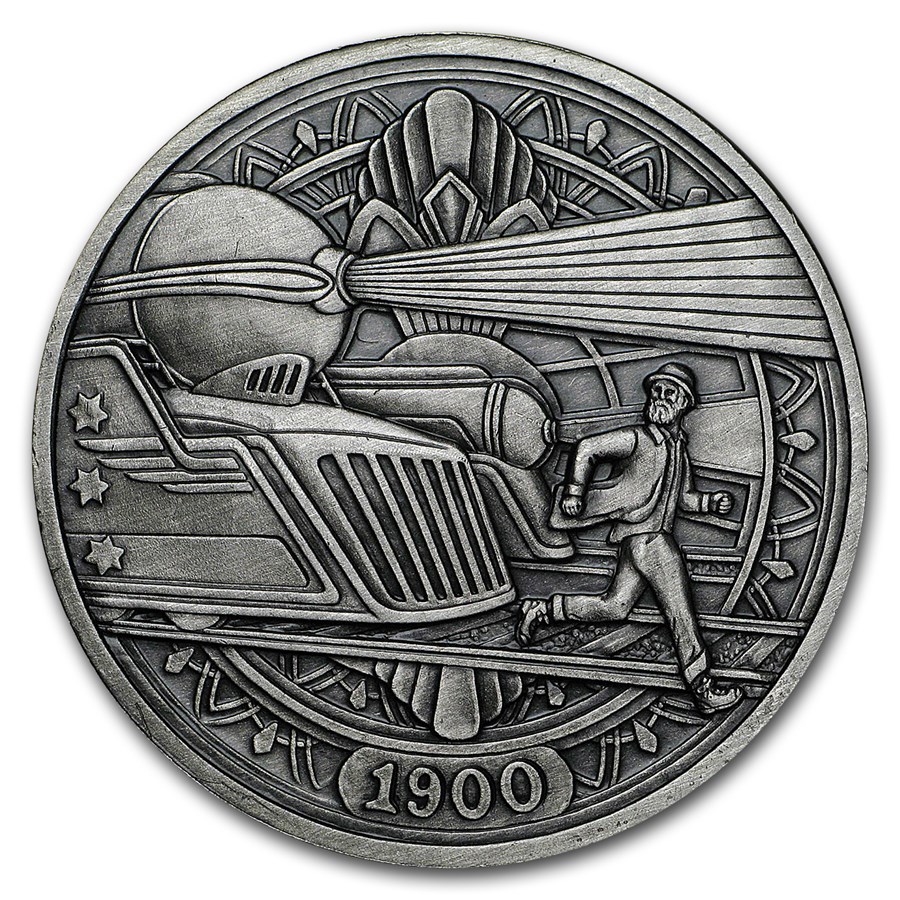 Buy 1 oz Silver Antique Round - Hobo Nickel (Trains) | APMEX