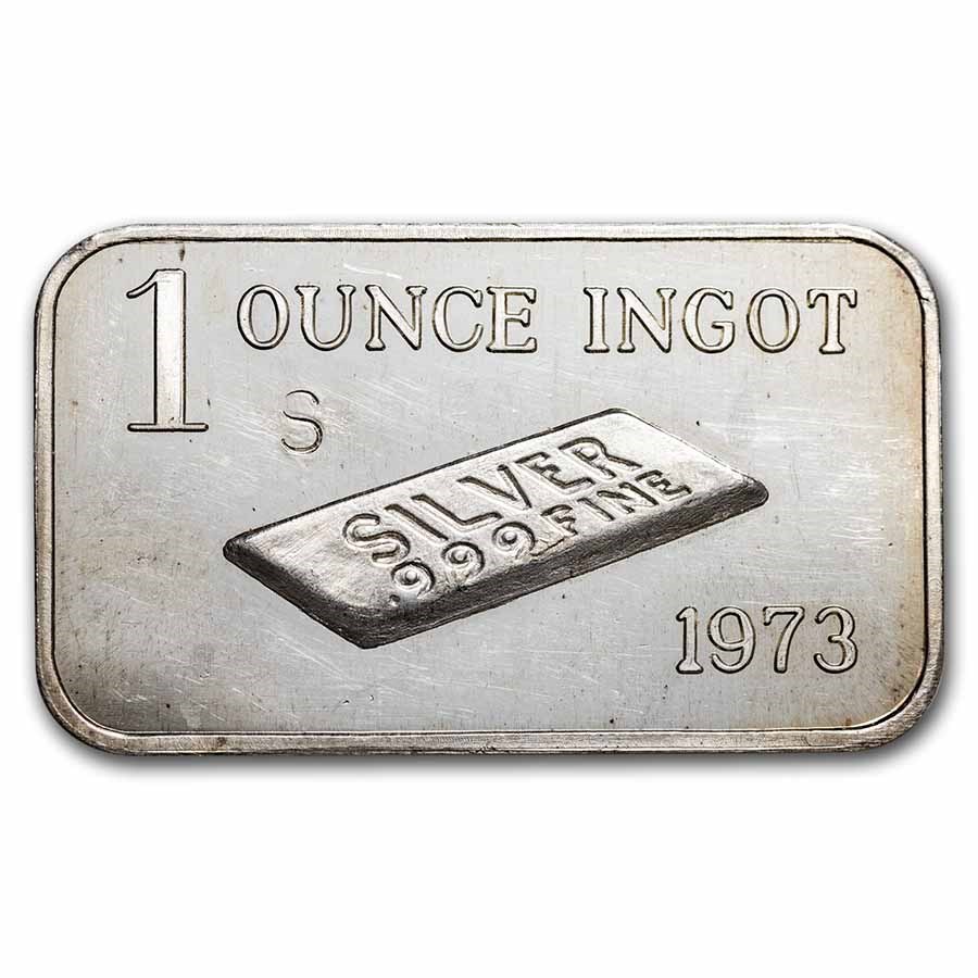 1 oz Silver Art Bar - Crabtree Mint (Random Motif)