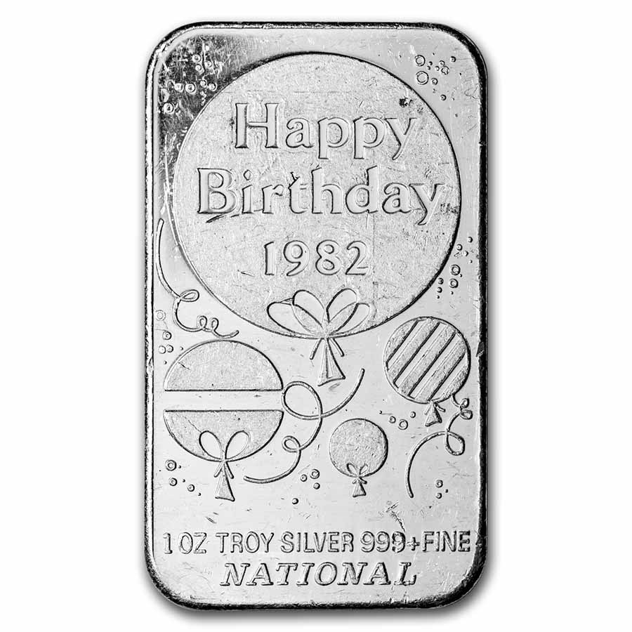 1 oz Silver Art Bar - National Refiners-Assayers (Random Motif)