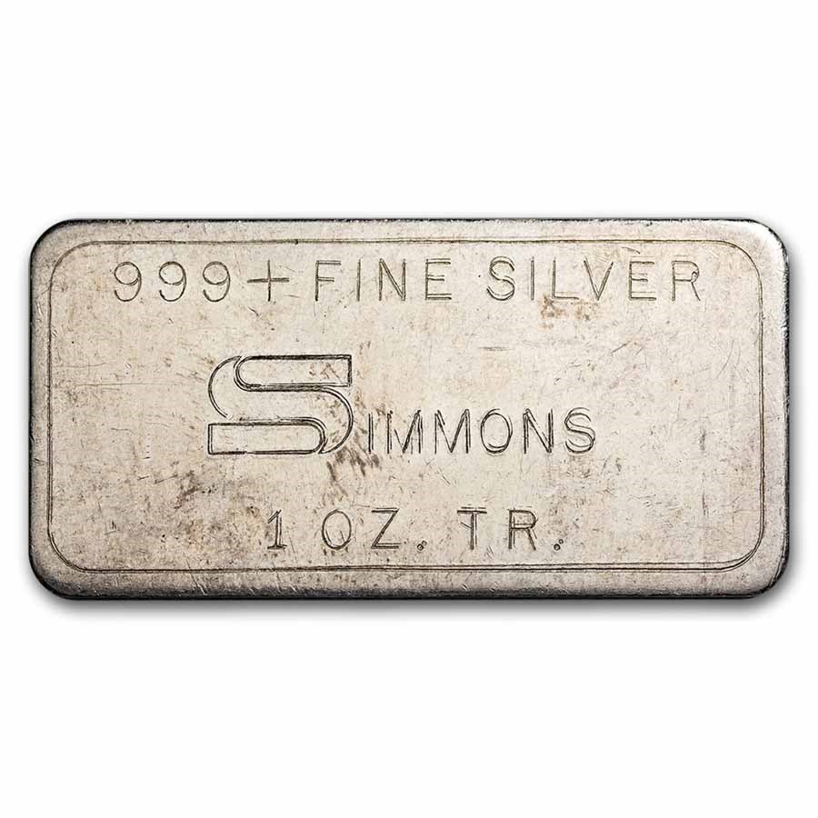 1 oz Silver Art Bar - Simmons