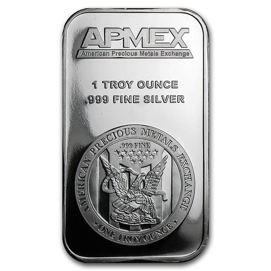 Buy 1 Oz Silver Bar - APMEX (TEP) | APMEX