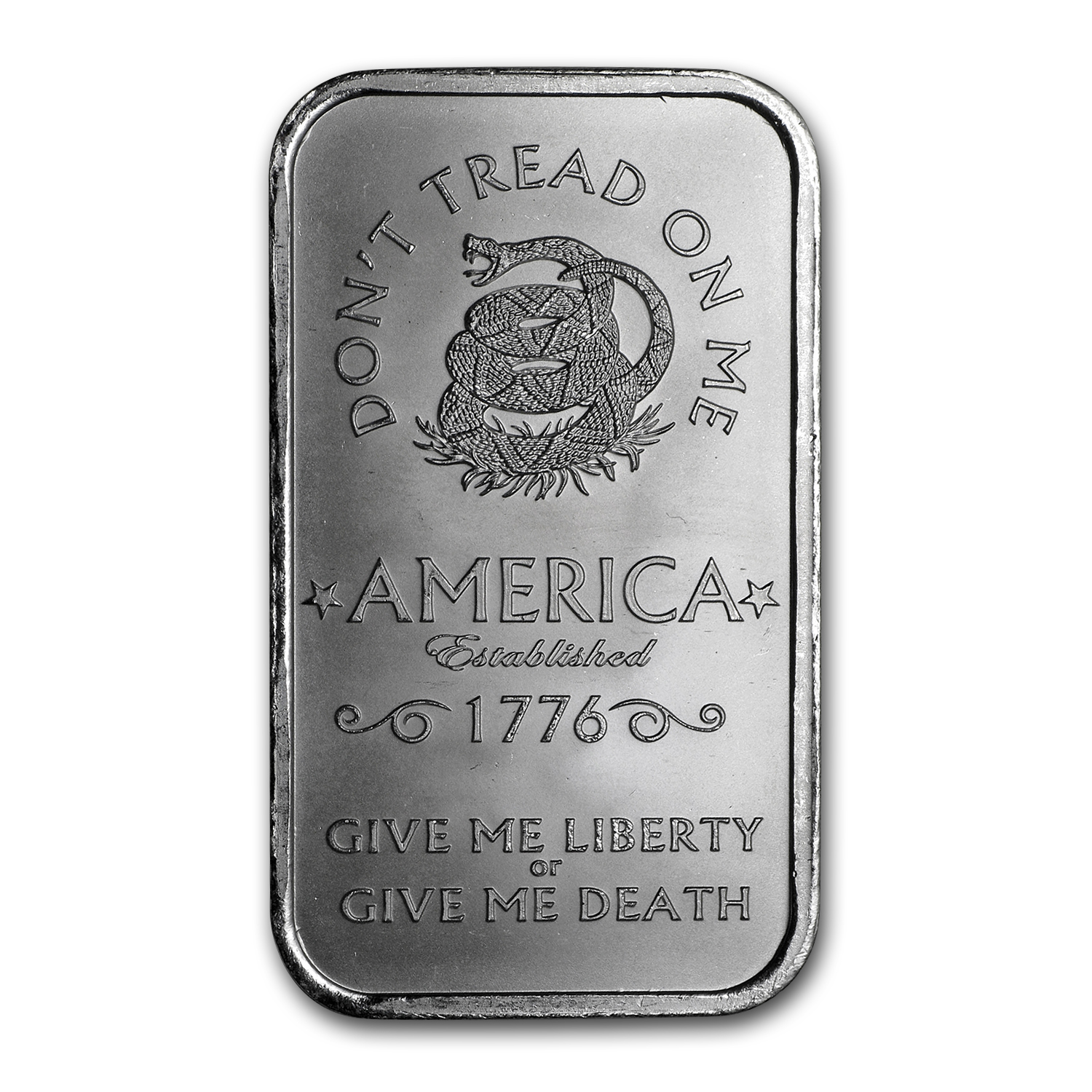 Buy 1 Oz Silver Bar - Don't Tread On Me | APMEX