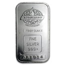 1 oz Silver Bar - Engelhard (Maple, Smooth, No Border)