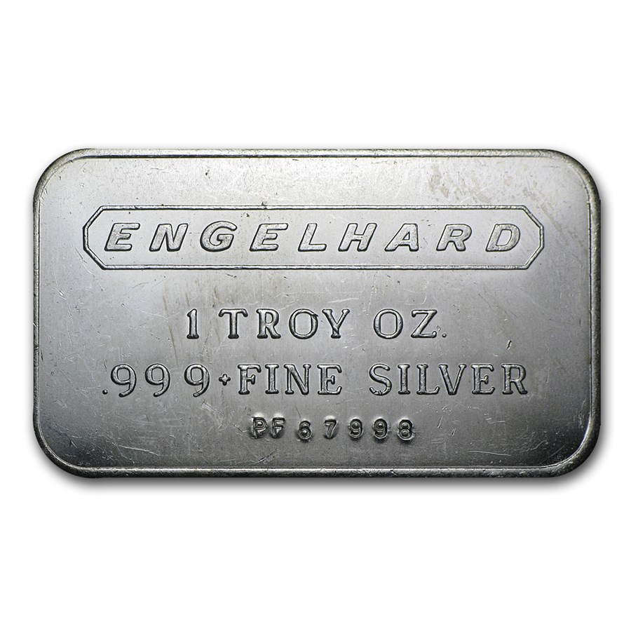 Compare 1 oz Engelhard Silver Bar dealer prices