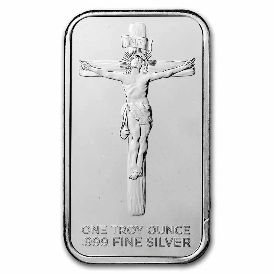 1 oz Silver Bar - Jesus (New)