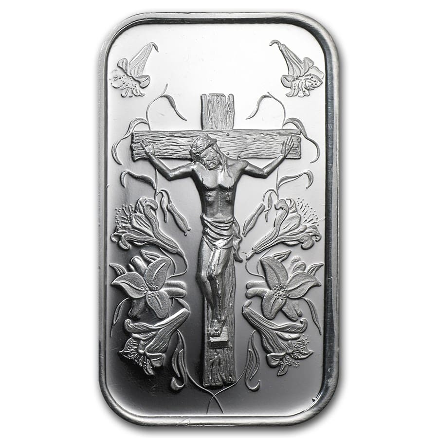 Buy 1 oz Silver Bar - Jesus | APMEX