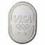 1 oz Silver Bar - Johnson Matthey (1988 Olympic Games Visa, JM)