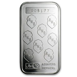 Buy 1 oz Silver Bar - Johnson Matthey (Republic National Bank of NY ...