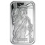 1 oz Silver Bar - Johnson Matthey (Statue of Liberty, MTB, JM)