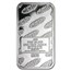 1 oz Silver Bar - Johnson Matthey (Statue of Liberty, MTB, JM)