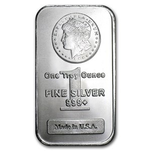 Buy 1 oz Silver Morgan Design Bar | APMEX