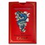 1 oz Silver Bar - PAMP Legend of the Azure Dragon