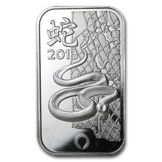 Buy 1 oz Silver Bar - Rand Refinery (Year of the Snake) | APMEX