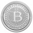 1 oz Silver BU Round - Bitcoin Value Conversion | QR Code