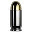 1 oz Silver Bullet - .45 Caliber ACP (Gold & Rhodium Gilded)