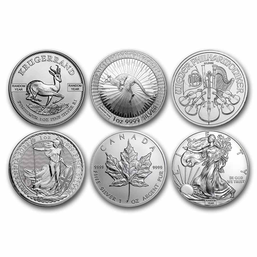 Buy 1 oz Silver Coin Random Mint APMEX