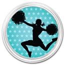 1 oz Silver Colorized Round - APMEX (Cheerleader)