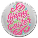 1 oz Silver Colorized Round - APMEX (Happy Easter, Easter Egg)