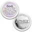 1 oz Silver Colorized Round - APMEX (Serenity Prayer, Lavender)